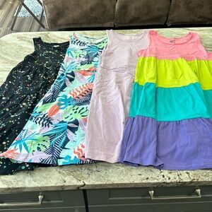 4 Girl’s tank top dresses!